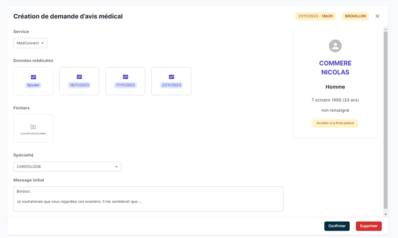 interface plateforme logicielle